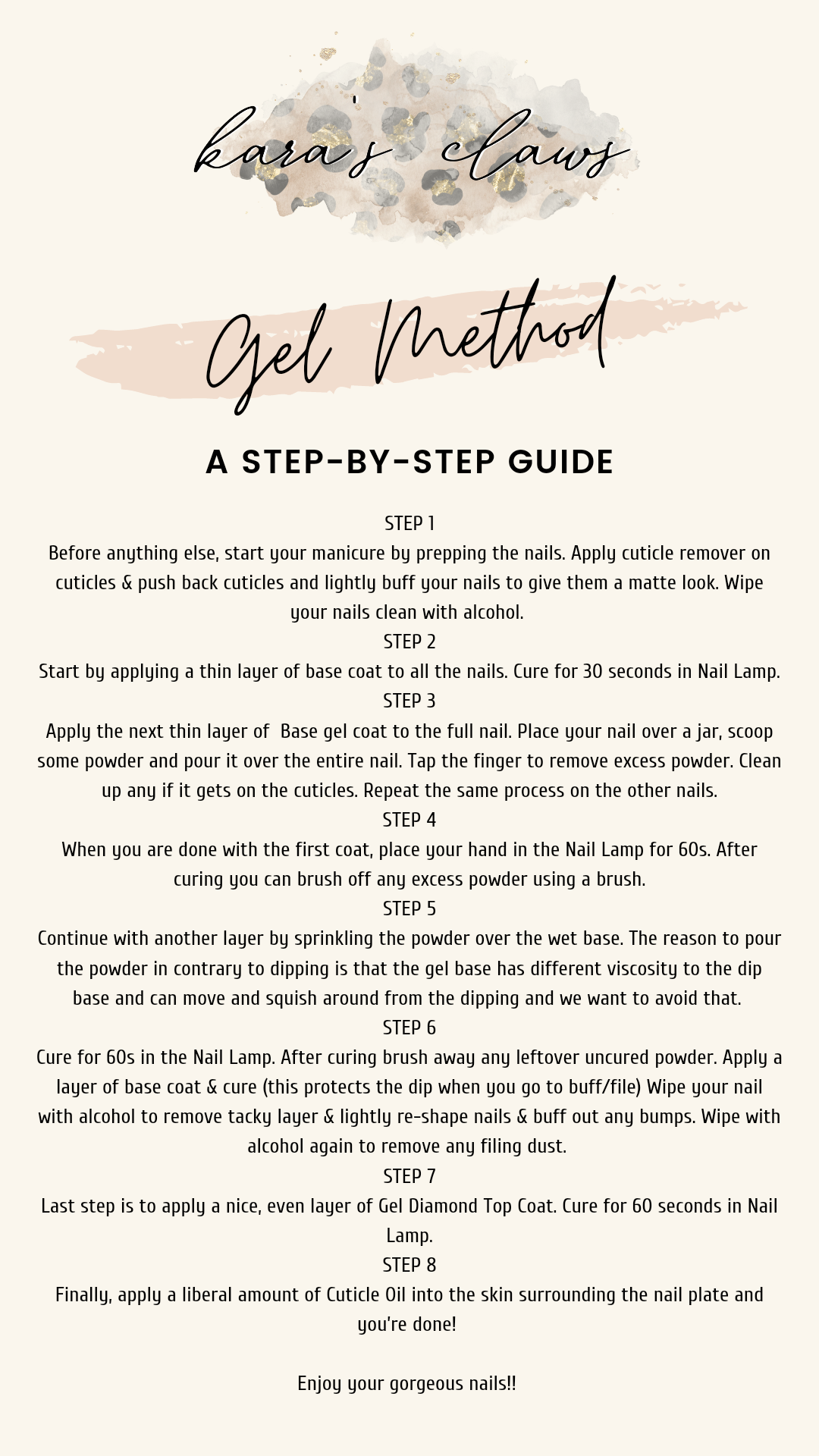 Gel Method Dip Powder Starter Kit