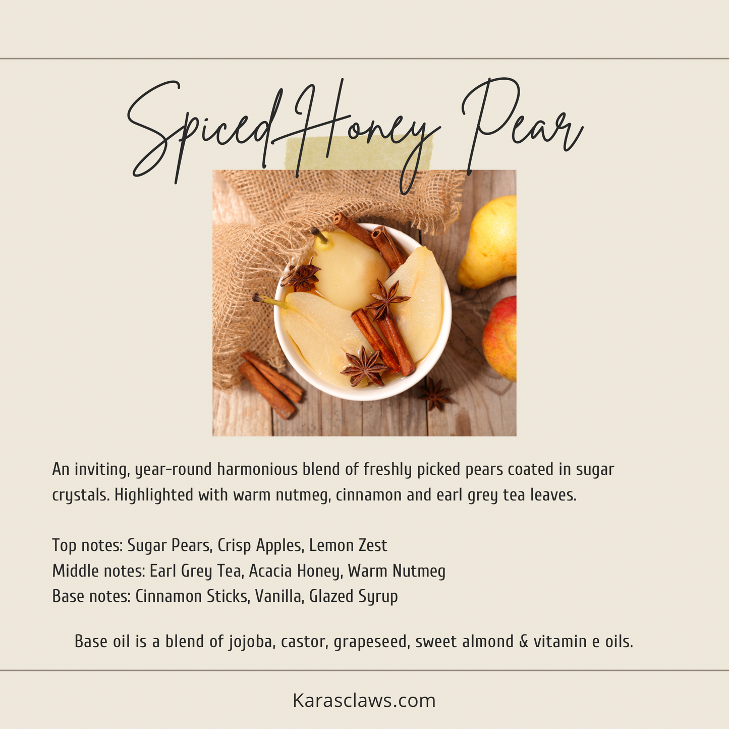 Spiced Honey Pear Cuticle Oil